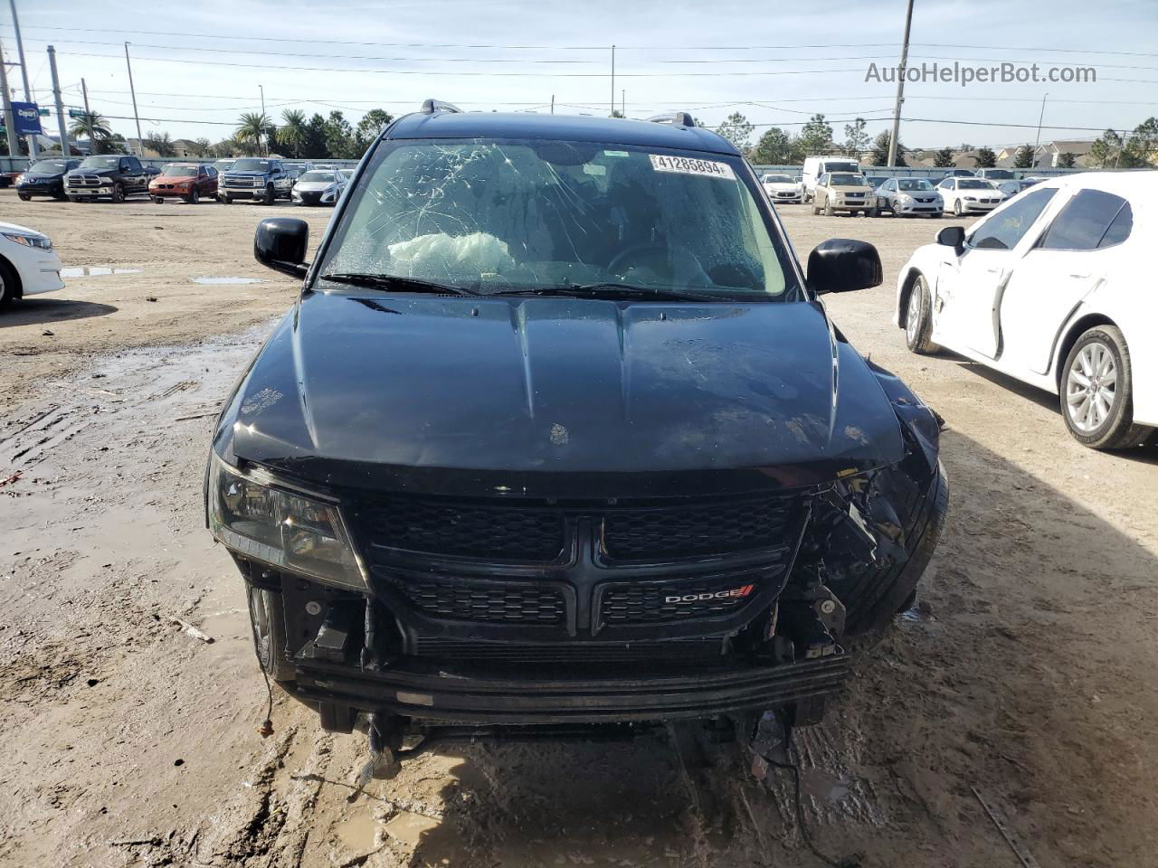 2015 Dodge Journey Crossroad Black vin: 3C4PDCGG6FT573536