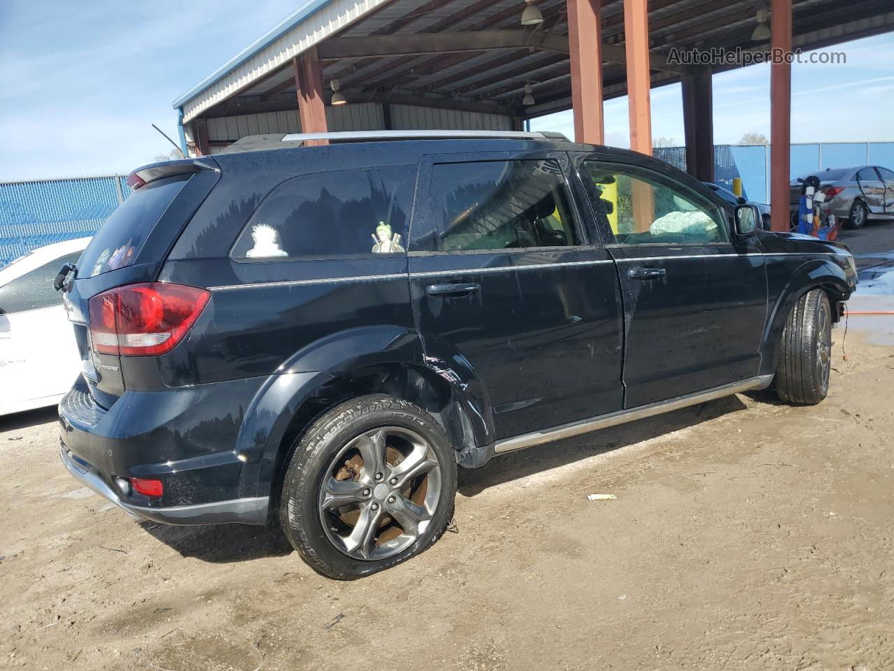 2015 Dodge Journey Crossroad Black vin: 3C4PDCGG6FT573536