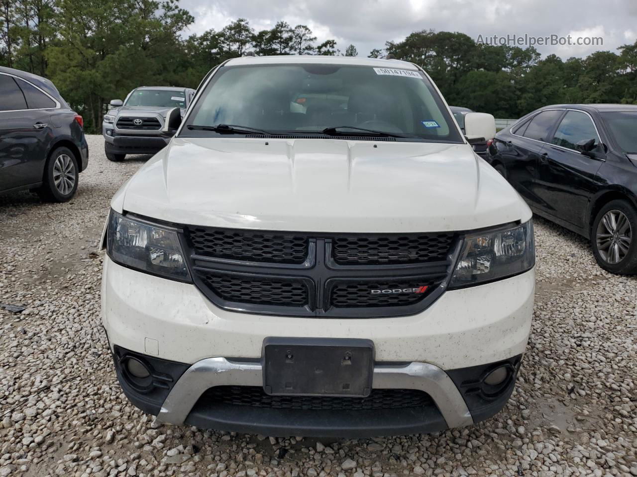 2016 Dodge Journey Crossroad Cream vin: 3C4PDCGG6GT107798