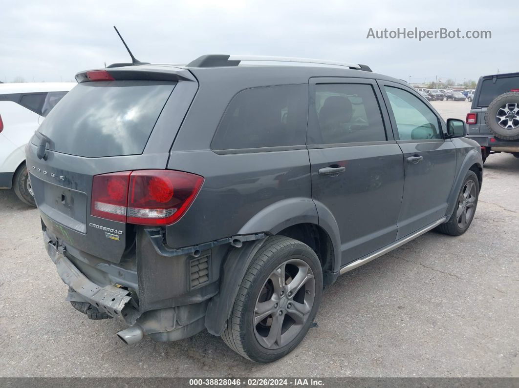 2016 Dodge Journey Crossroad Plus Gray vin: 3C4PDCGG6GT185322