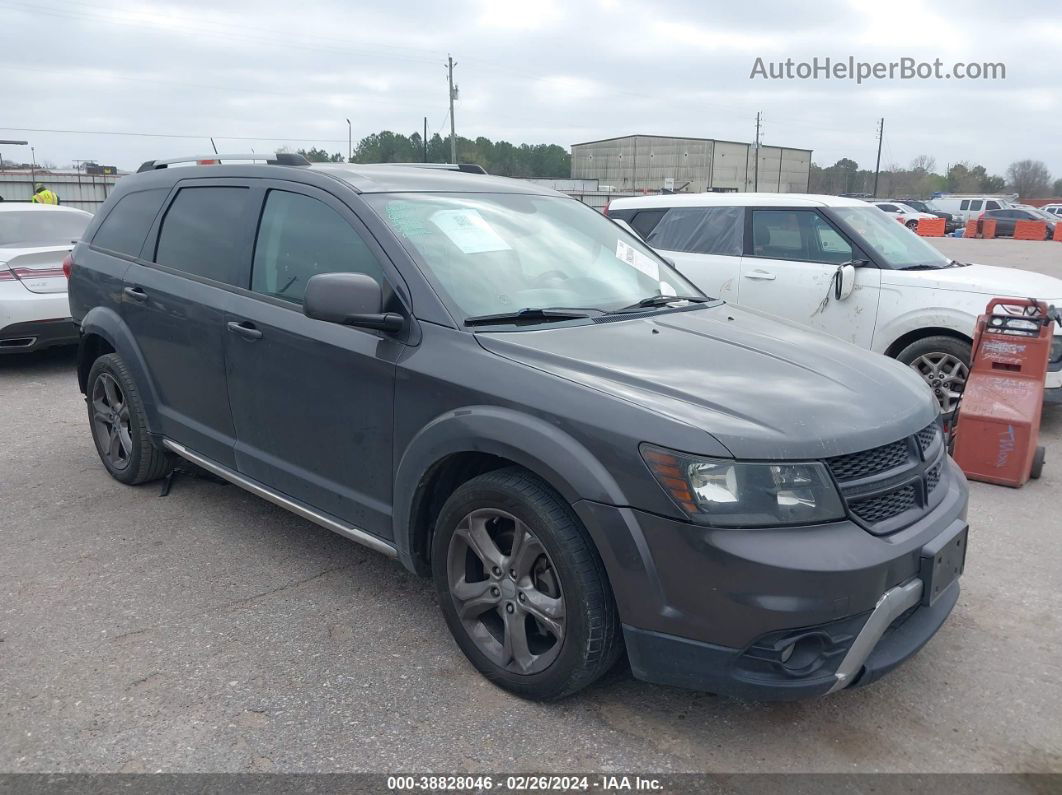 2016 Dodge Journey Crossroad Plus Gray vin: 3C4PDCGG6GT185322