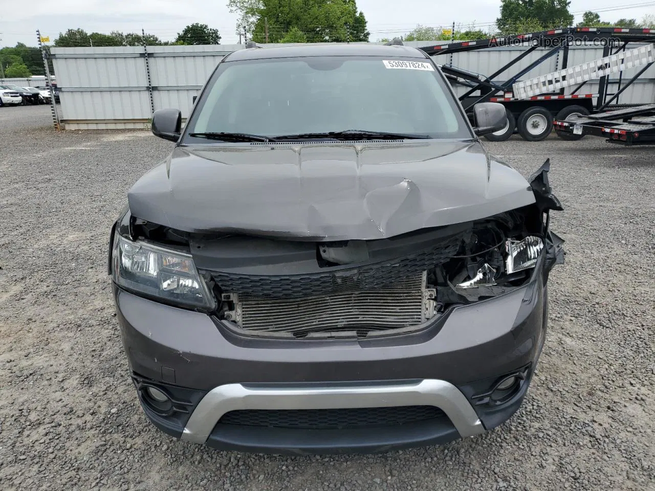 2016 Dodge Journey Crossroad Charcoal vin: 3C4PDCGG6GT203527