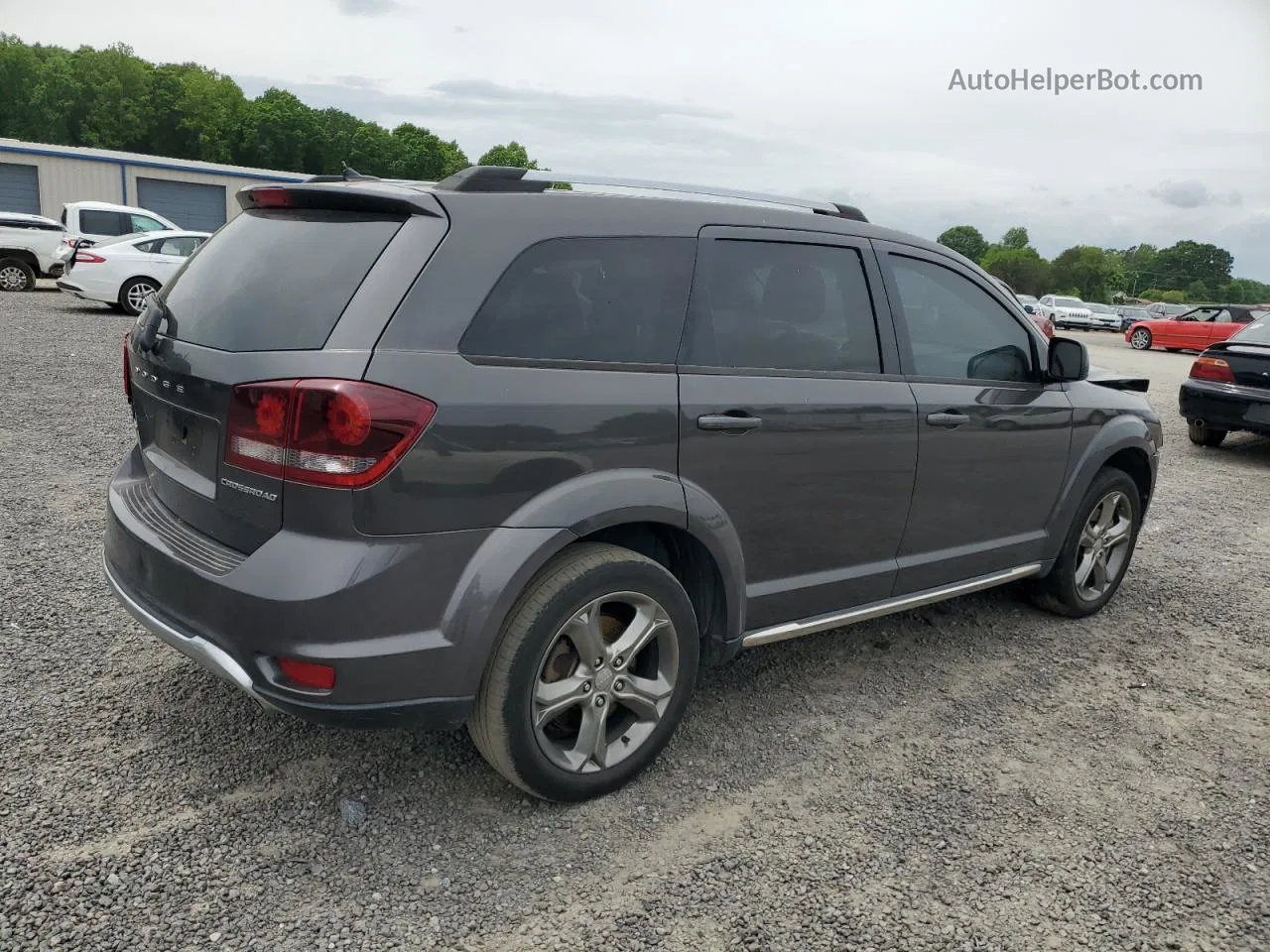 2016 Dodge Journey Crossroad Charcoal vin: 3C4PDCGG6GT203527