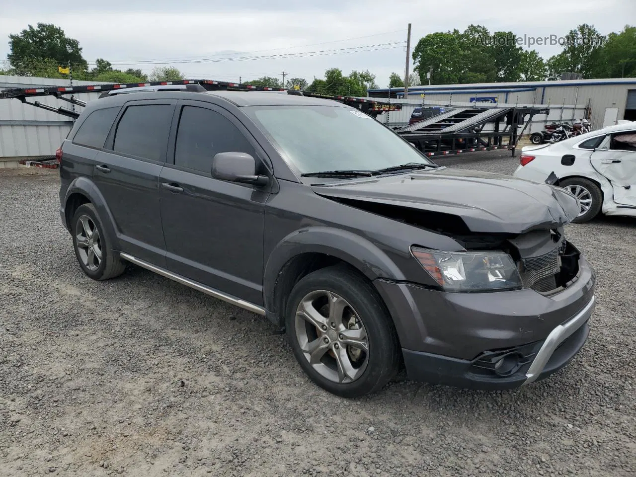 2016 Dodge Journey Crossroad Charcoal vin: 3C4PDCGG6GT203527