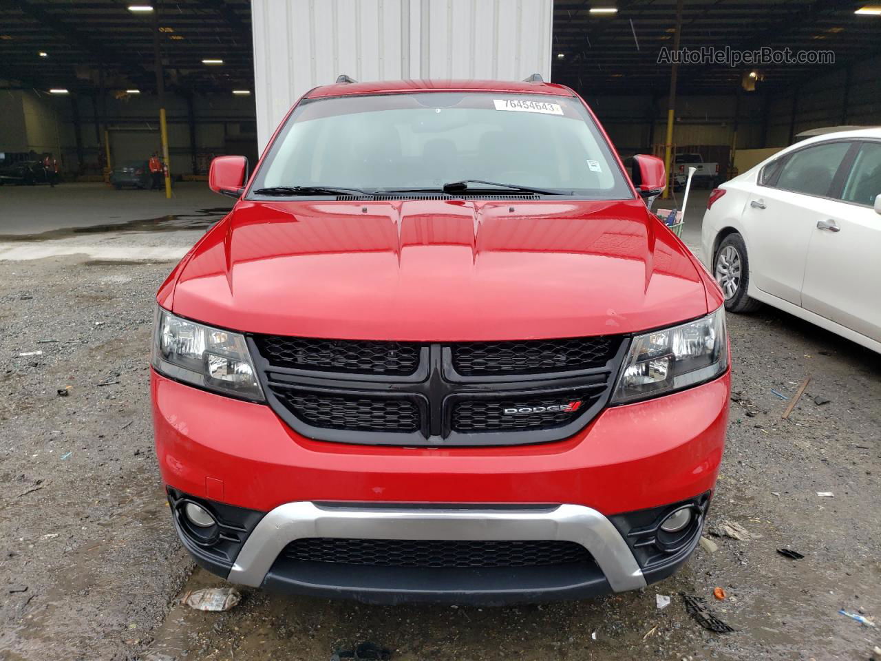 2016 Dodge Journey Crossroad Red vin: 3C4PDCGG6GT211918