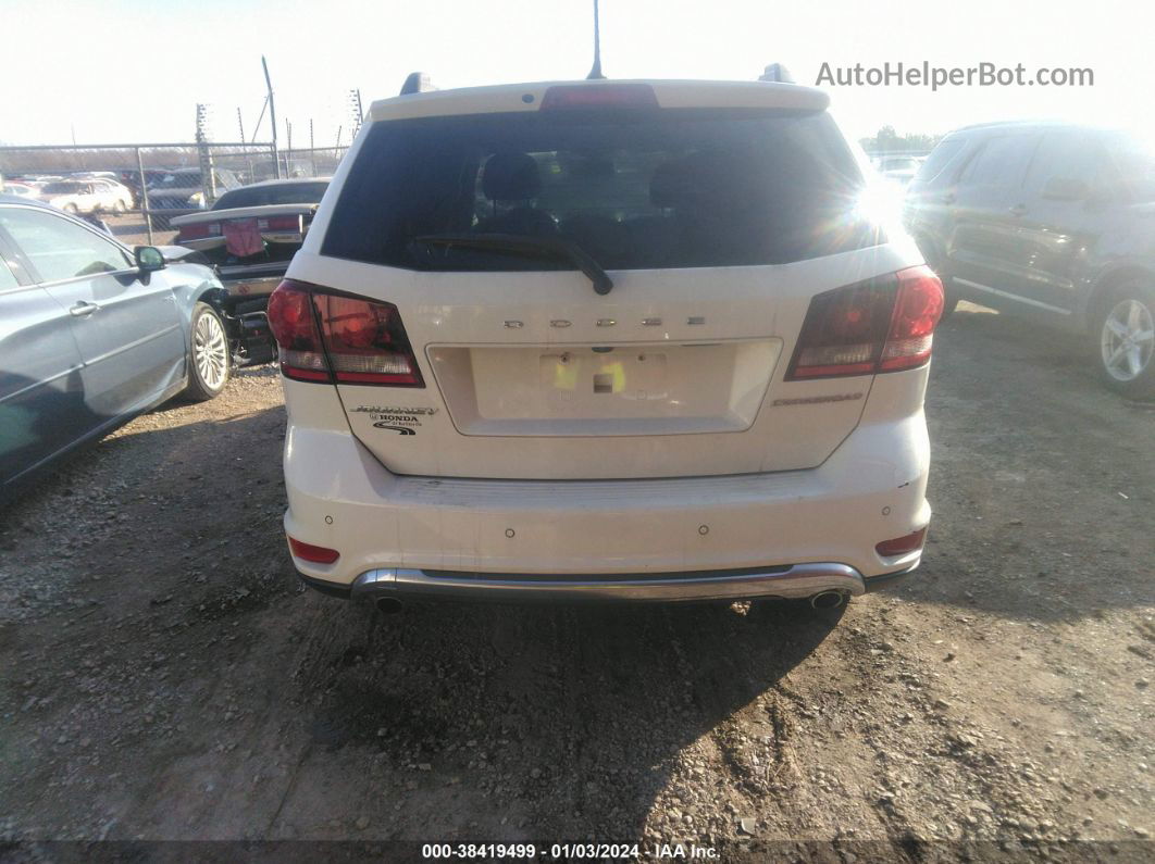 2016 Dodge Journey Crossroad Plus White vin: 3C4PDCGG6GT237855