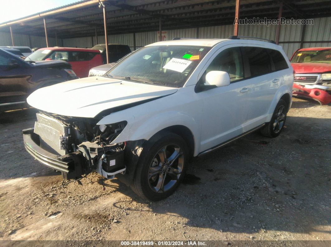 2016 Dodge Journey Crossroad Plus Белый vin: 3C4PDCGG6GT237855