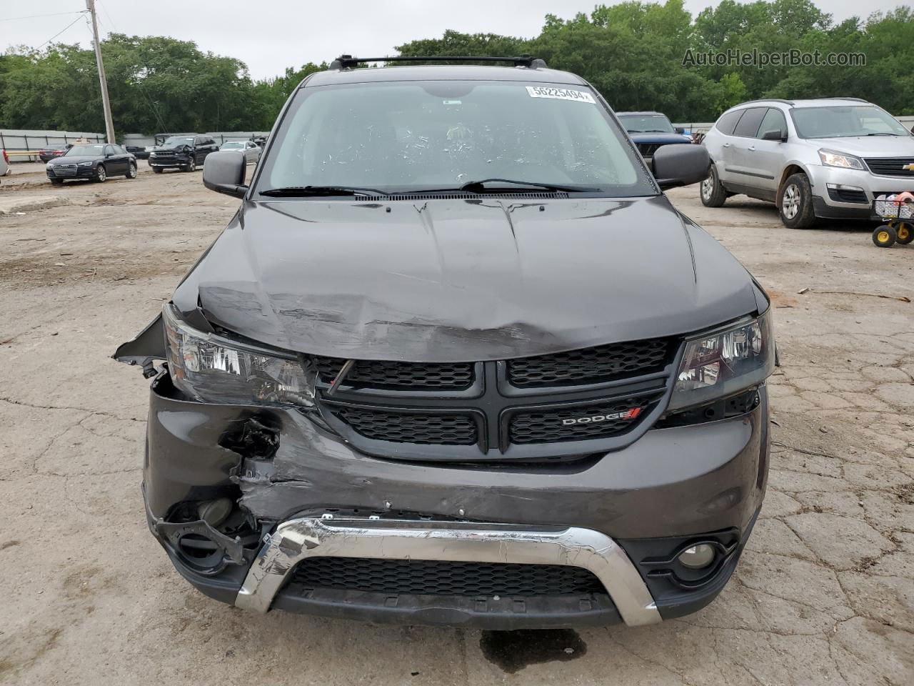 2017 Dodge Journey Crossroad Charcoal vin: 3C4PDCGG6HT625587