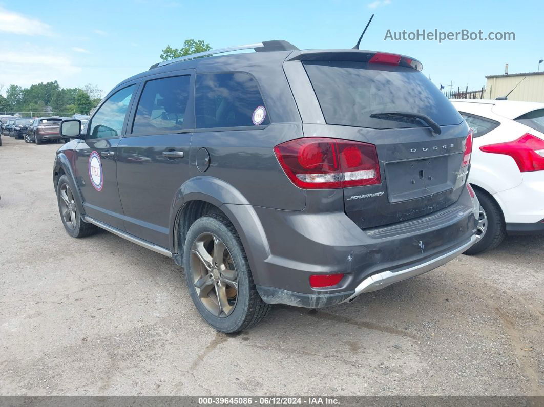 2015 Dodge Journey Crossroad Gray vin: 3C4PDCGG7FT631864