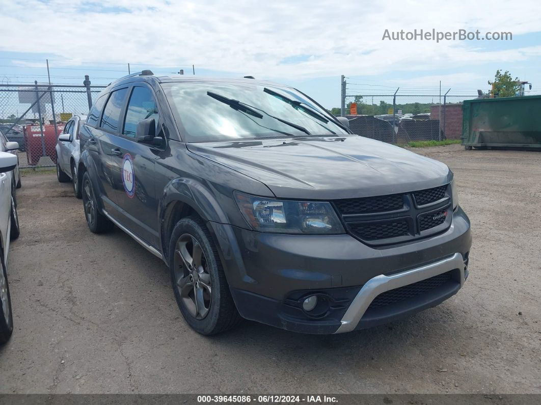 2015 Dodge Journey Crossroad Gray vin: 3C4PDCGG7FT631864