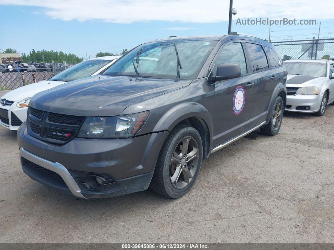 2015 Dodge Journey Crossroad Gray vin: 3C4PDCGG7FT631864