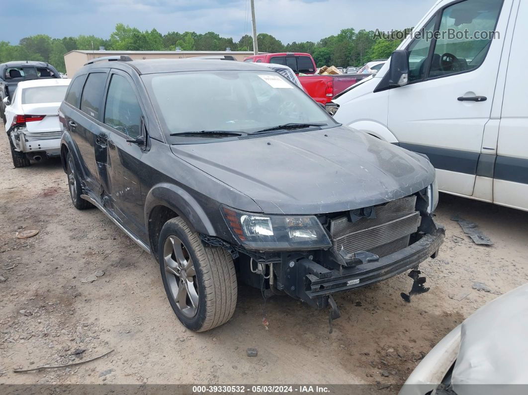 2016 Dodge Journey Crossroad Plus Gray vin: 3C4PDCGG7GT185331