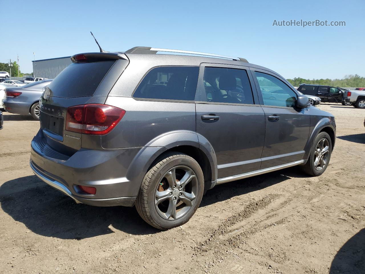 2014 Dodge Journey Crossroad Серый vin: 3C4PDCGG8ET278341