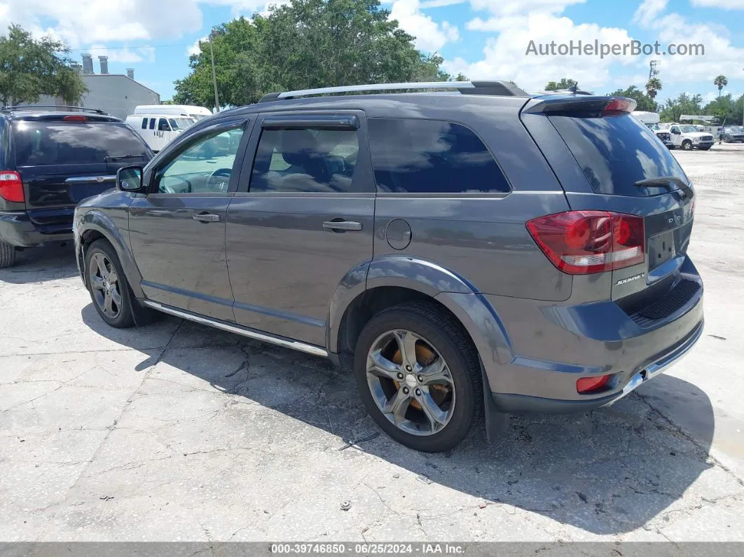 2015 Dodge Journey Crossroad Gray vin: 3C4PDCGG8FT714459