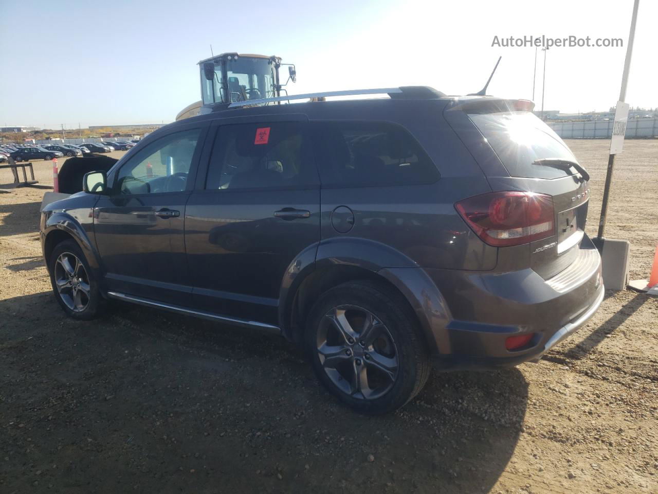 2016 Dodge Journey Crossroad Gray vin: 3C4PDCGG8GT191249