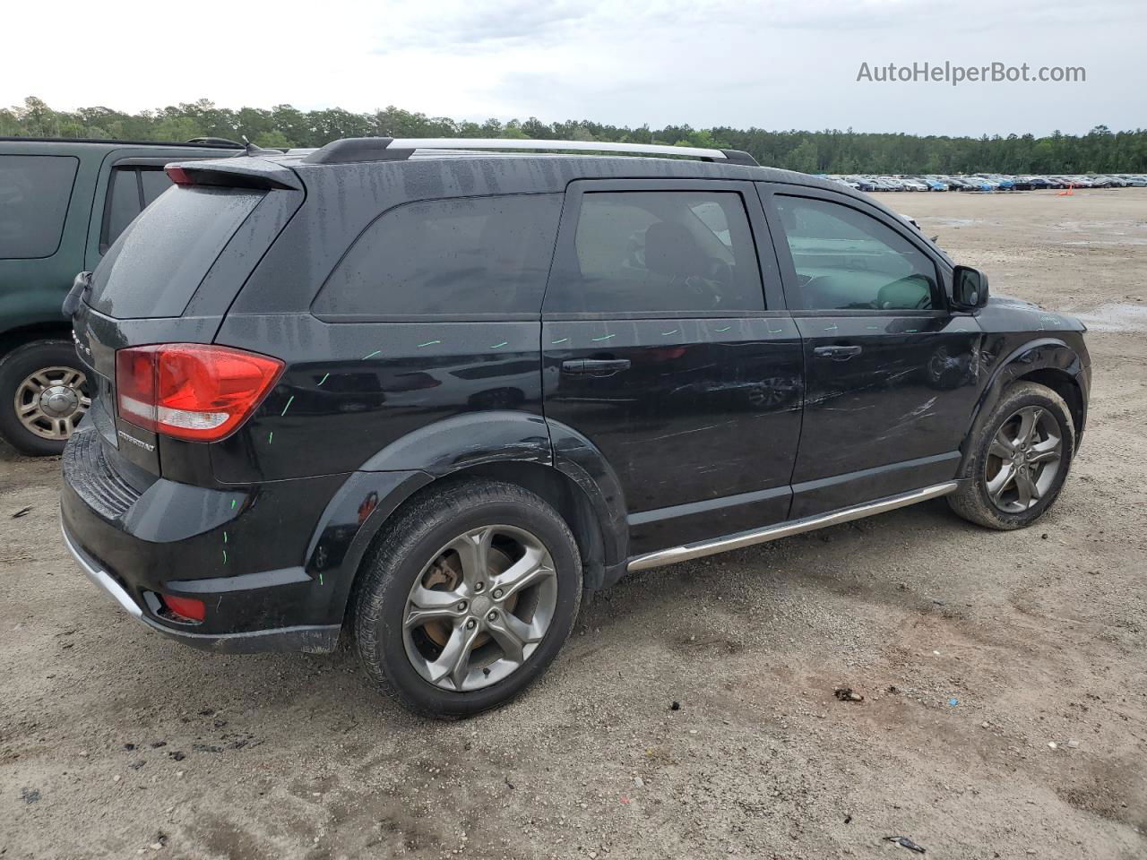 2016 Dodge Journey Crossroad Black vin: 3C4PDCGG8GT199058