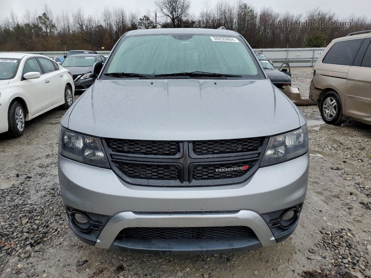 2017 Dodge Journey Crossroad Silver vin: 3C4PDCGG8HT532117