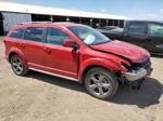 2017 Dodge Journey Crossroad Red vin: 3C4PDCGG8HT548074