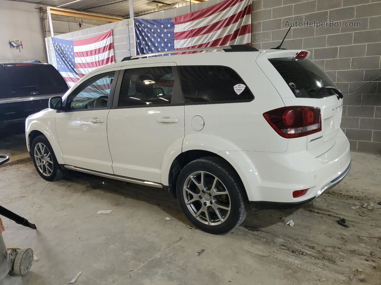 2017 Dodge Journey Crossroad White vin: 3C4PDCGG8HT626479