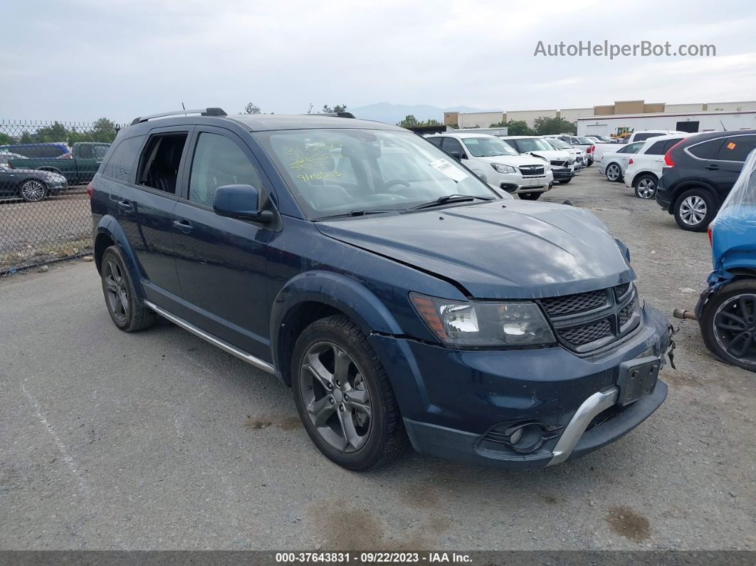 2015 Dodge Journey Crossroad Blue vin: 3C4PDCGG9FT593960