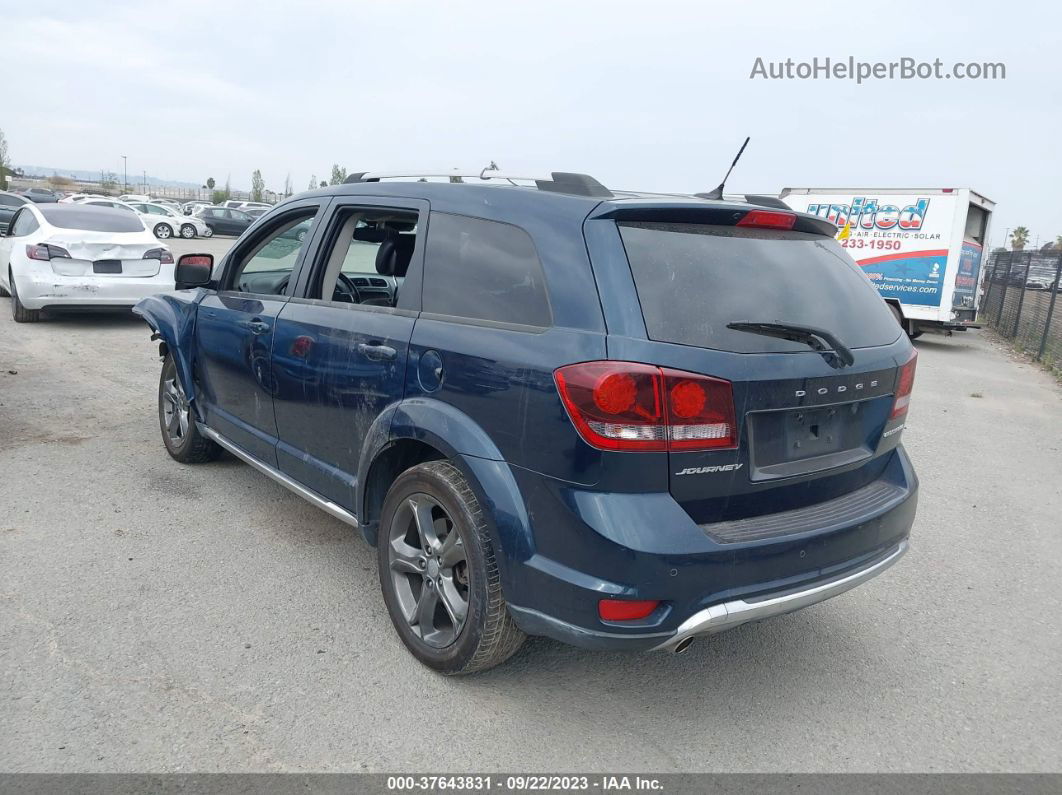 2015 Dodge Journey Crossroad Blue vin: 3C4PDCGG9FT593960