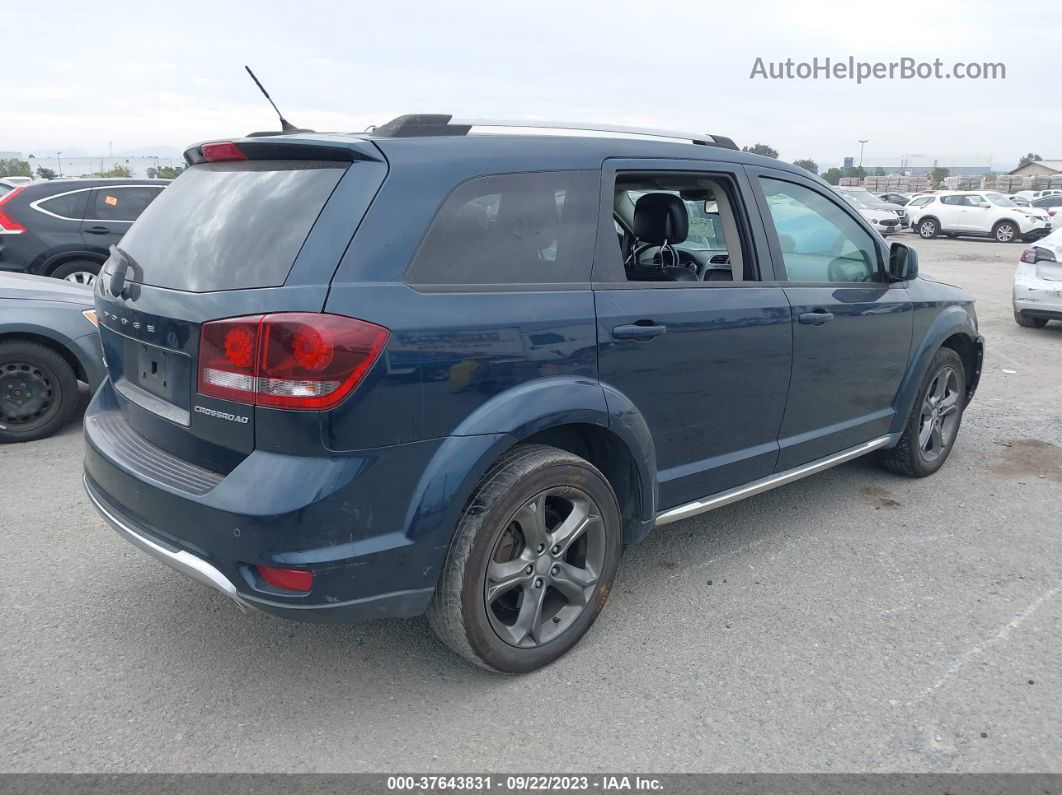 2015 Dodge Journey Crossroad Blue vin: 3C4PDCGG9FT593960