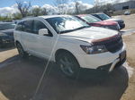 2015 Dodge Journey Crossroad White vin: 3C4PDCGG9FT622907