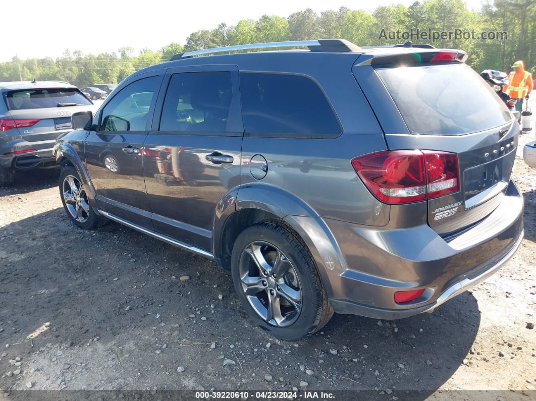 2017 Dodge Journey Crossroad Plus Gray vin: 3C4PDCGG9HT510532