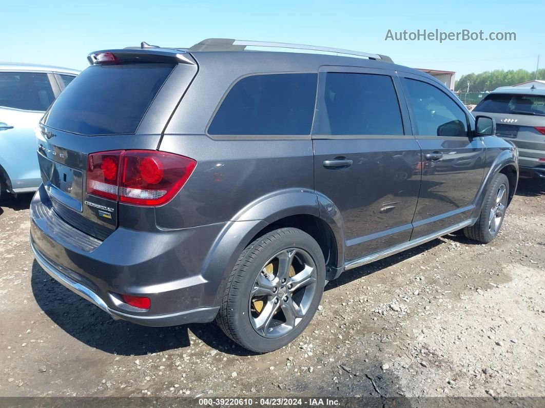 2017 Dodge Journey Crossroad Plus Gray vin: 3C4PDCGG9HT510532