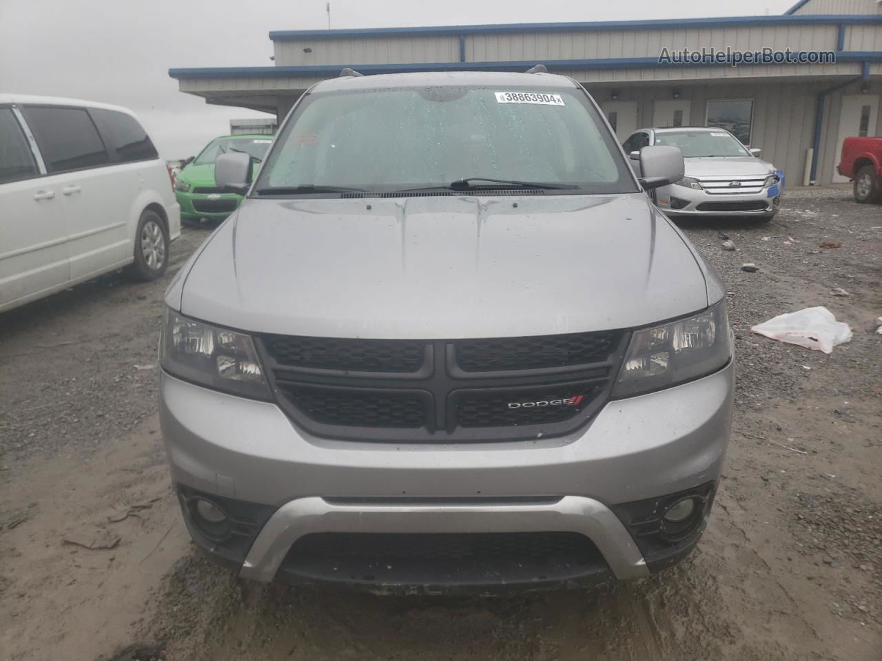 2017 Dodge Journey Crossroad Silver vin: 3C4PDCGG9HT535981