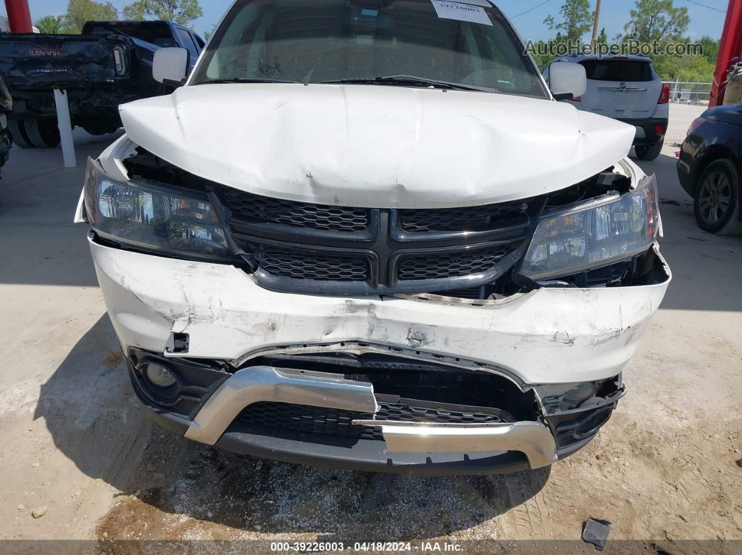 2017 Dodge Journey Crossroad Plus White vin: 3C4PDCGG9HT564798