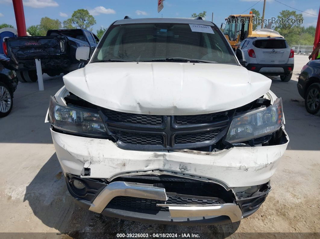 2017 Dodge Journey Crossroad Plus White vin: 3C4PDCGG9HT564798