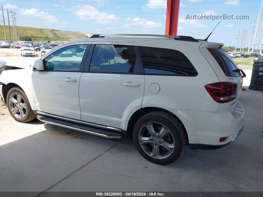 2017 Dodge Journey Crossroad Plus White vin: 3C4PDCGG9HT564798