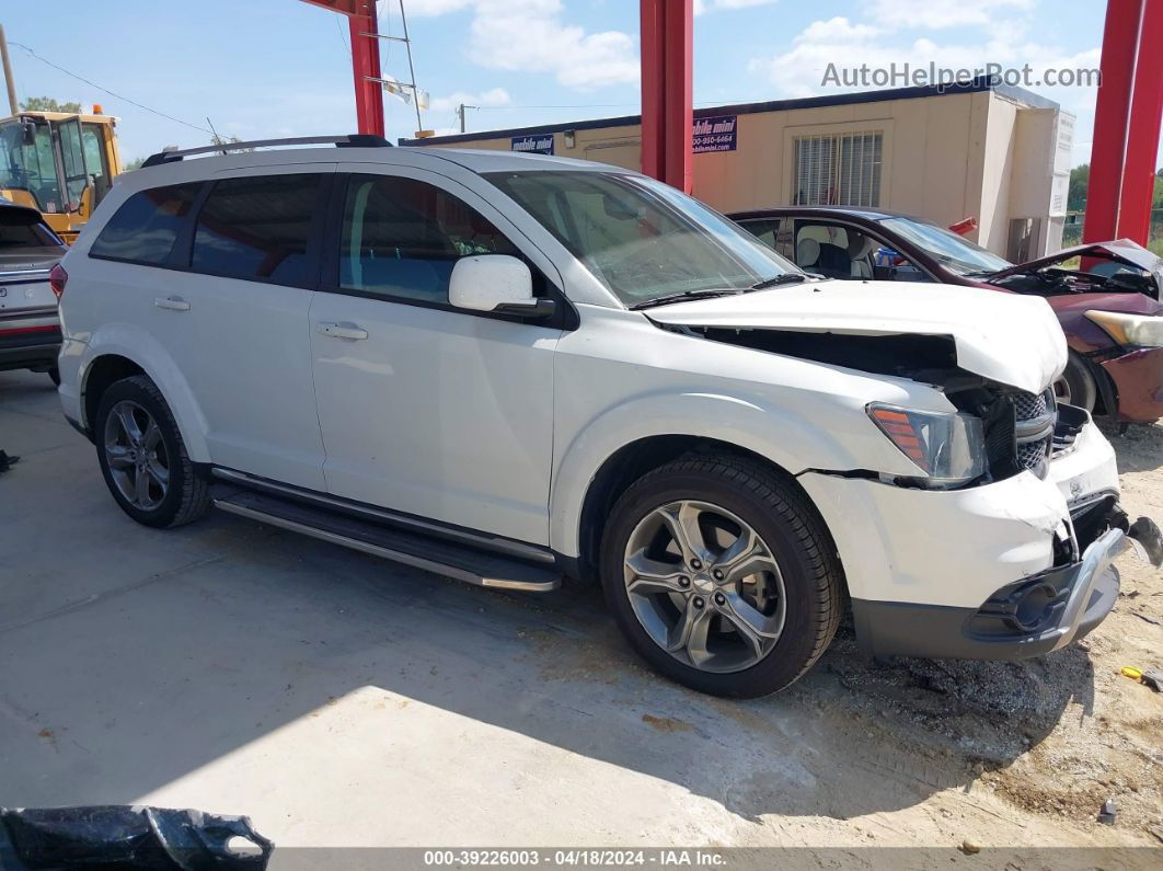 2017 Dodge Journey Crossroad Plus White vin: 3C4PDCGG9HT564798