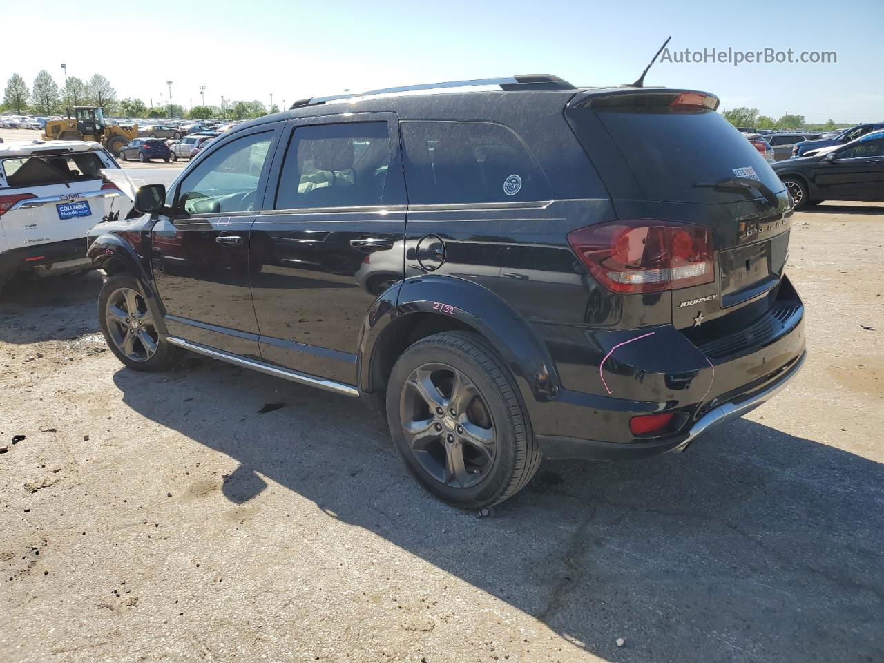 2015 Dodge Journey Crossroad Black vin: 3C4PDCGGXFT631499