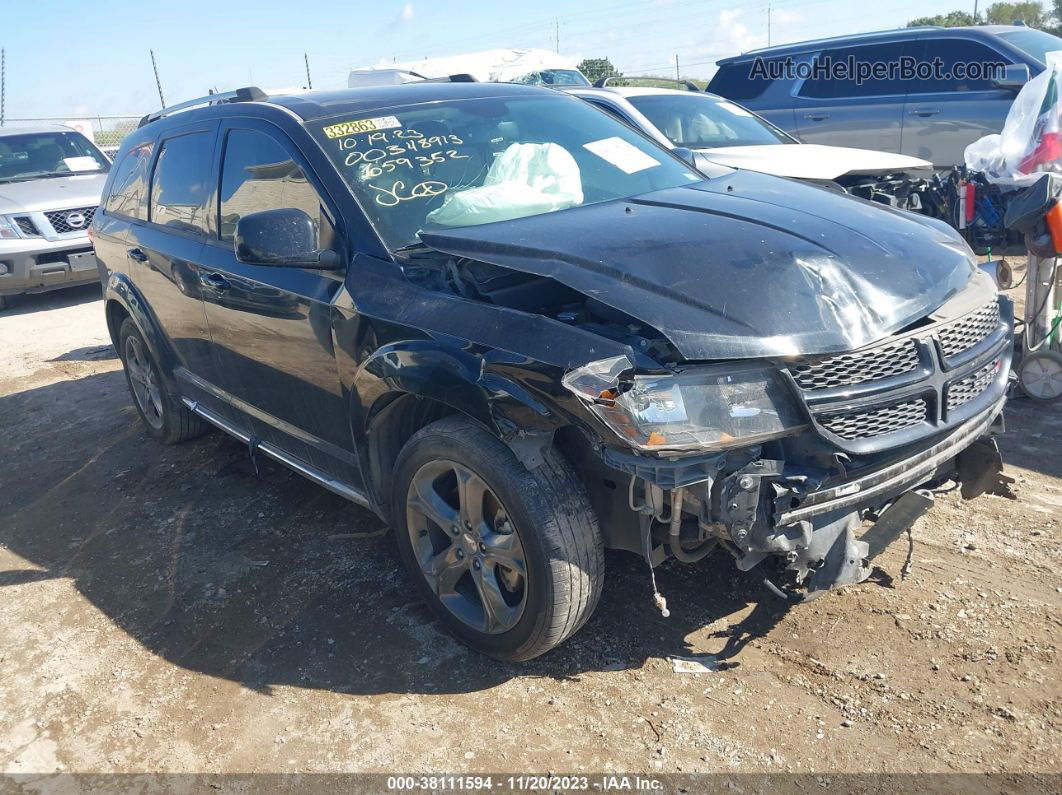 2015 Dodge Journey Crossroad Black vin: 3C4PDCGGXFT659352