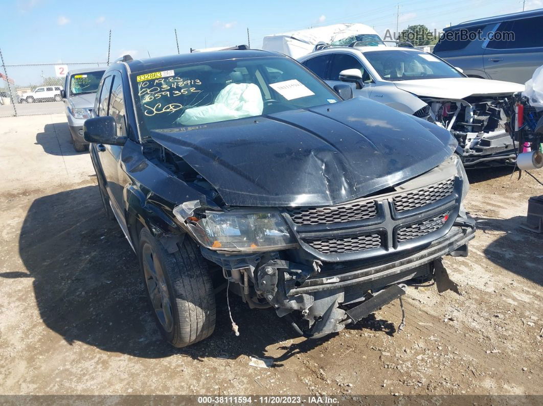 2015 Dodge Journey Crossroad Black vin: 3C4PDCGGXFT659352