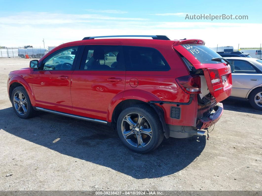 2016 Dodge Journey Crossroad Plus Red vin: 3C4PDCGGXGT107030