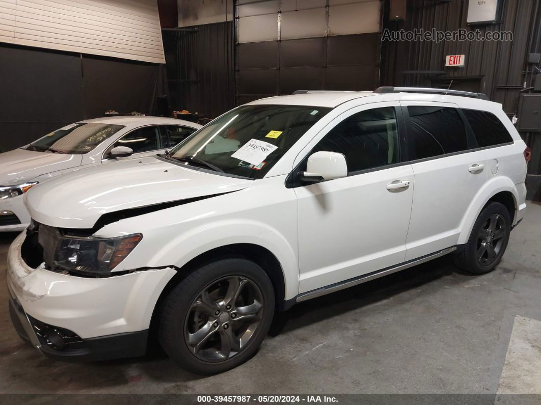 2016 Dodge Journey Crossroad Plus Белый vin: 3C4PDCGGXGT107772