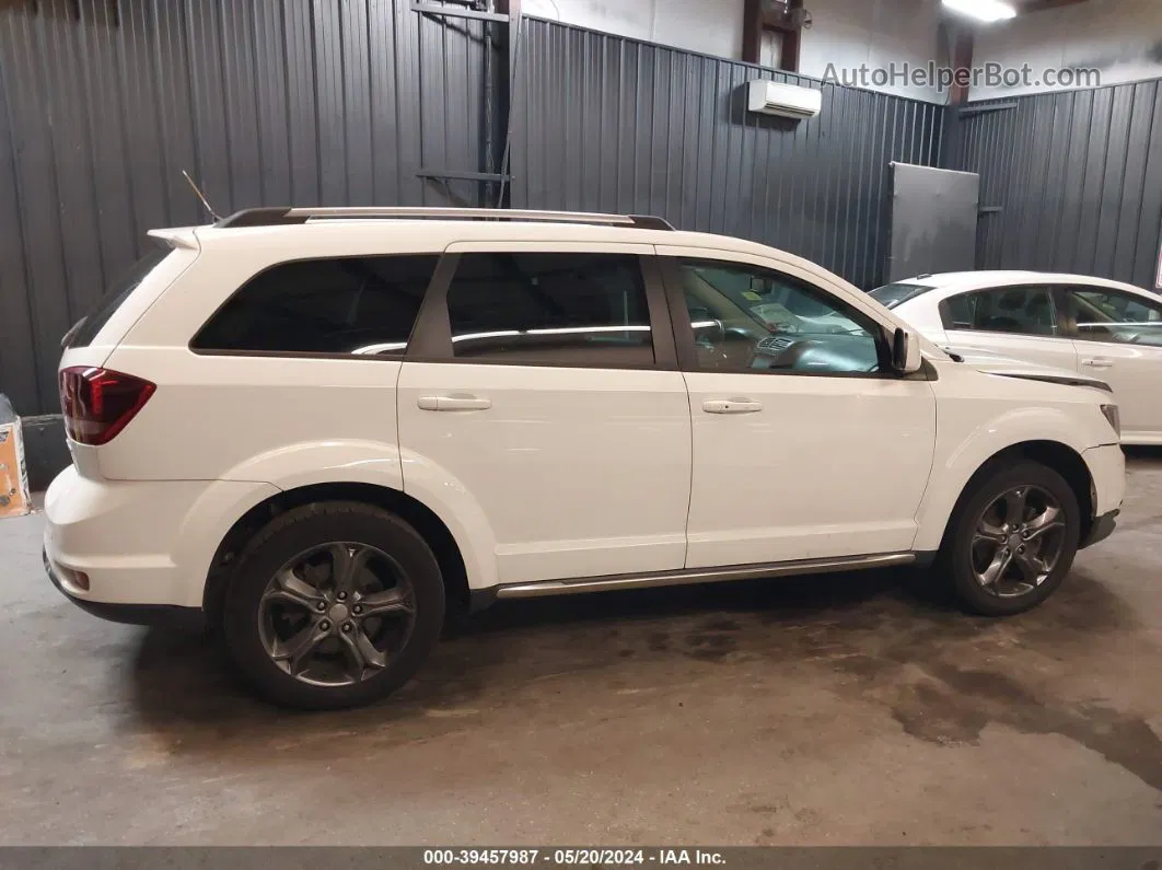 2016 Dodge Journey Crossroad Plus White vin: 3C4PDCGGXGT107772