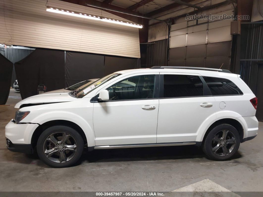 2016 Dodge Journey Crossroad Plus White vin: 3C4PDCGGXGT107772