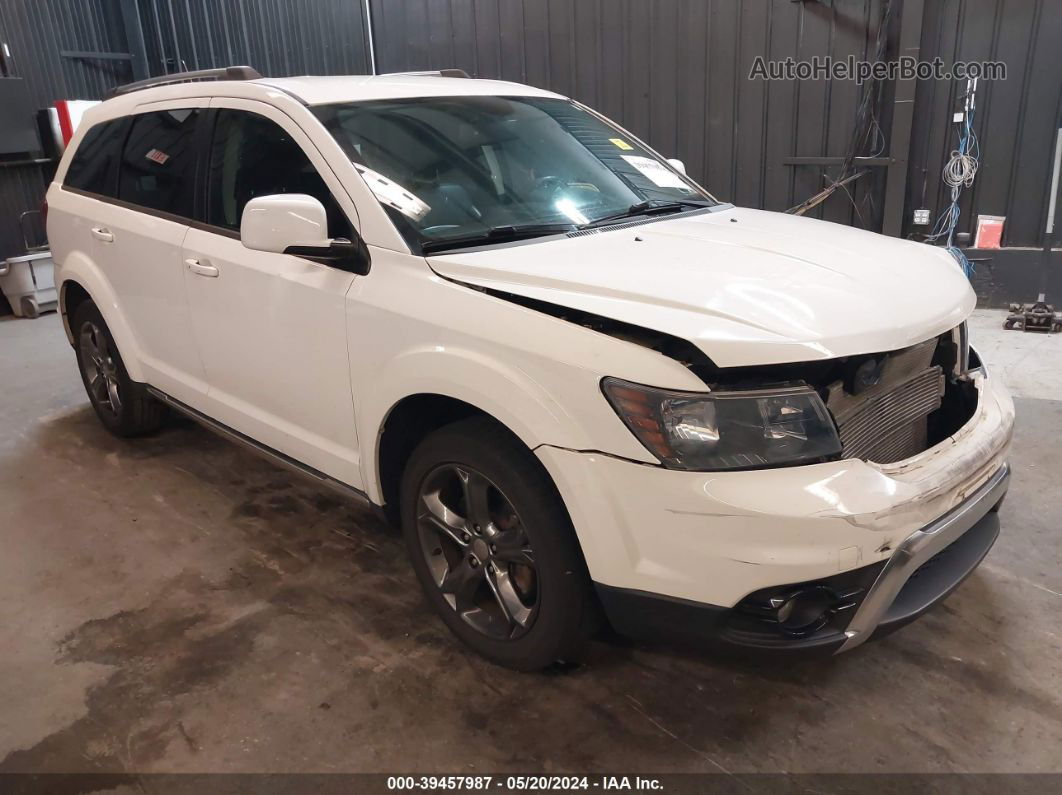 2016 Dodge Journey Crossroad Plus Белый vin: 3C4PDCGGXGT107772