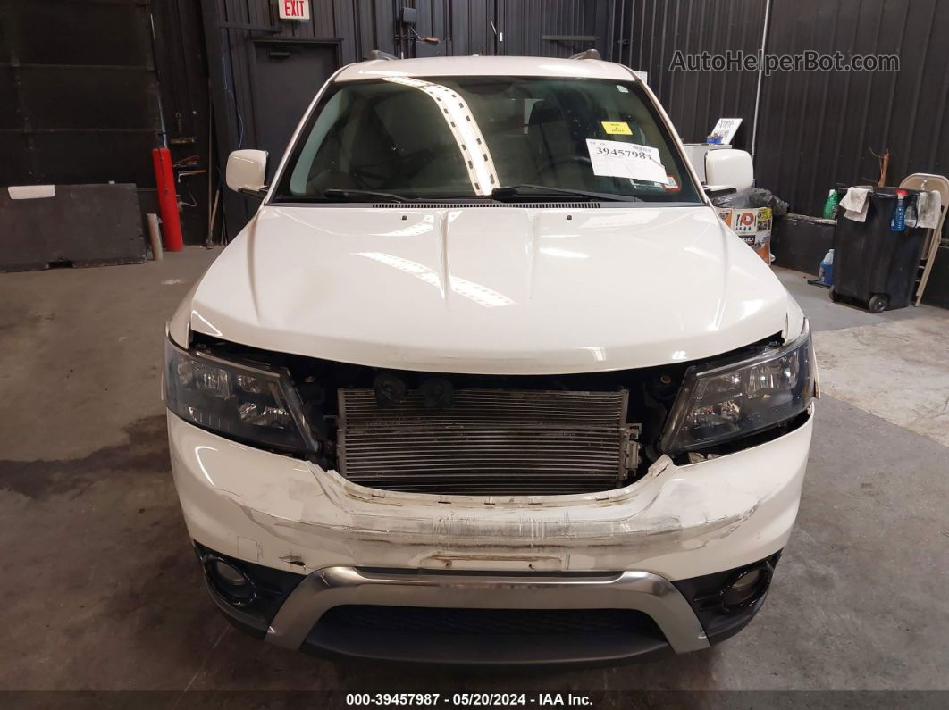 2016 Dodge Journey Crossroad Plus White vin: 3C4PDCGGXGT107772