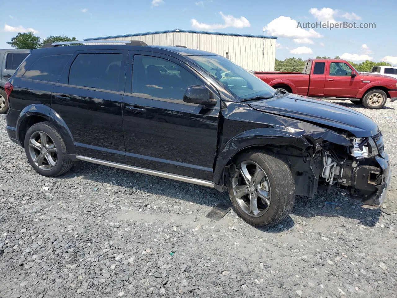 2016 Dodge Journey Crossroad Black vin: 3C4PDCGGXGT182228