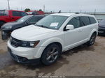 2017 Dodge Journey Crossroad Plus White vin: 3C4PDCGGXHT531602