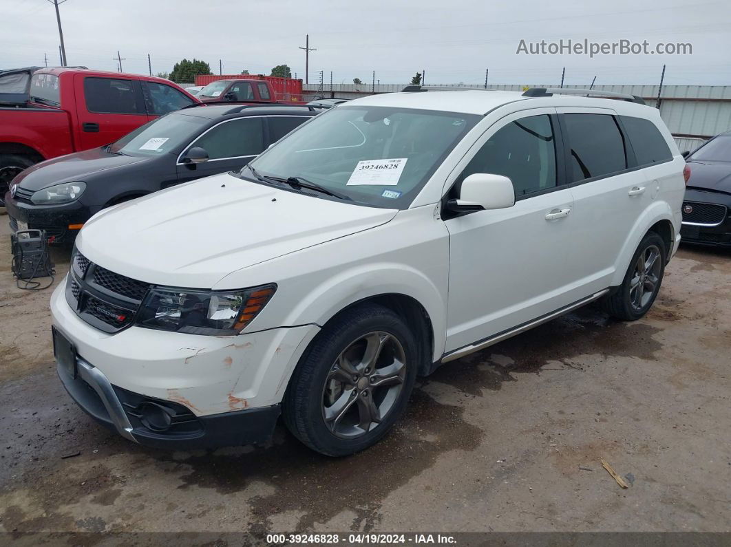 2017 Dodge Journey Crossroad Plus Белый vin: 3C4PDCGGXHT531602