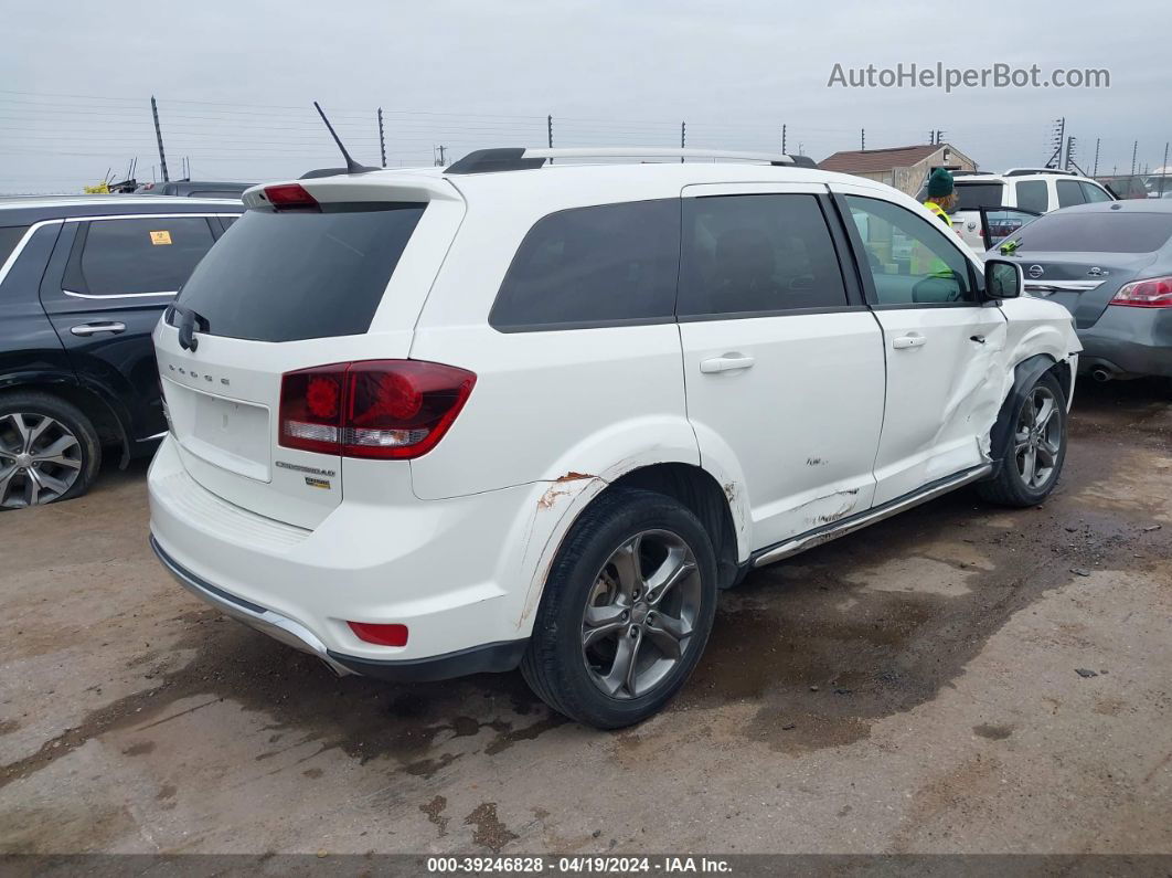 2017 Dodge Journey Crossroad Plus Белый vin: 3C4PDCGGXHT531602