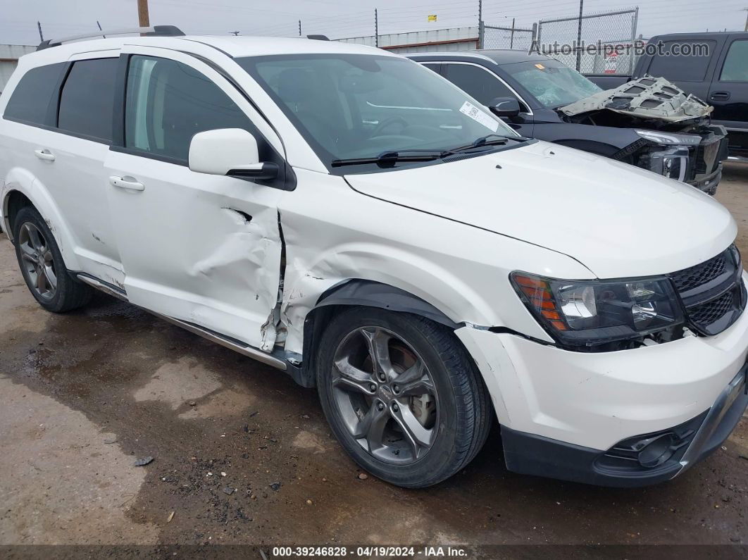 2017 Dodge Journey Crossroad Plus Белый vin: 3C4PDCGGXHT531602