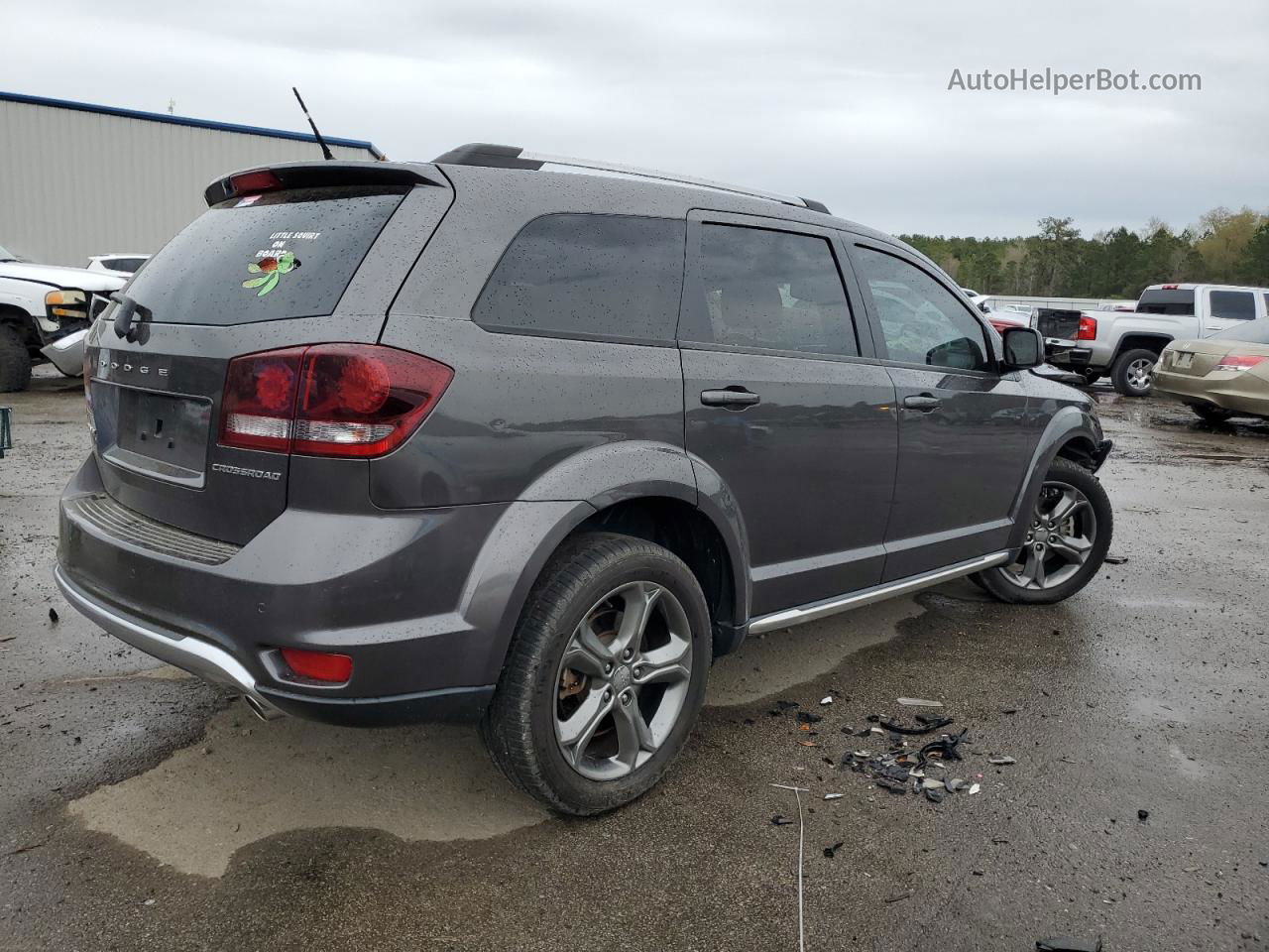 2017 Dodge Journey Crossroad Black vin: 3C4PDCGGXHT538890