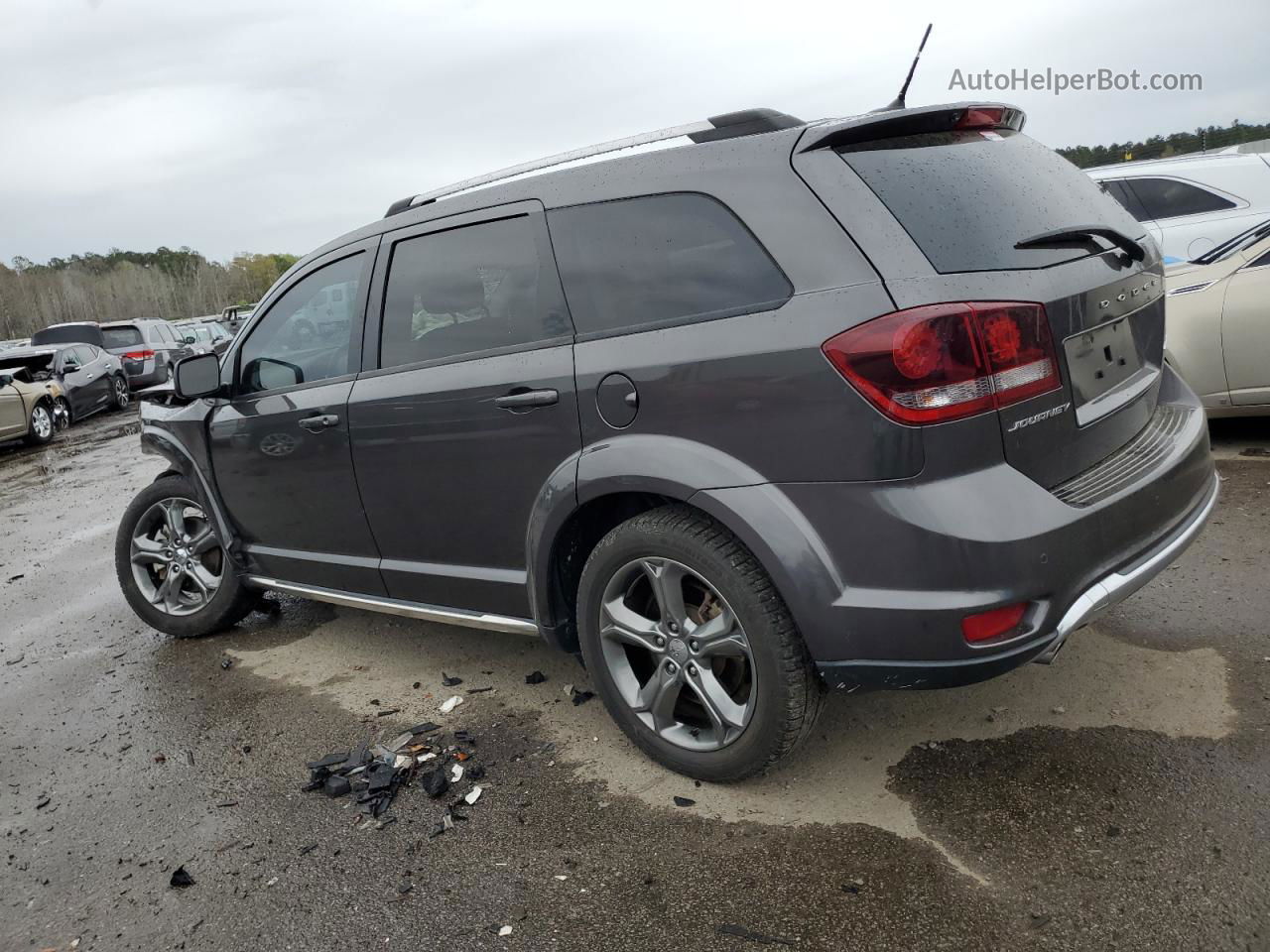 2017 Dodge Journey Crossroad Black vin: 3C4PDCGGXHT538890